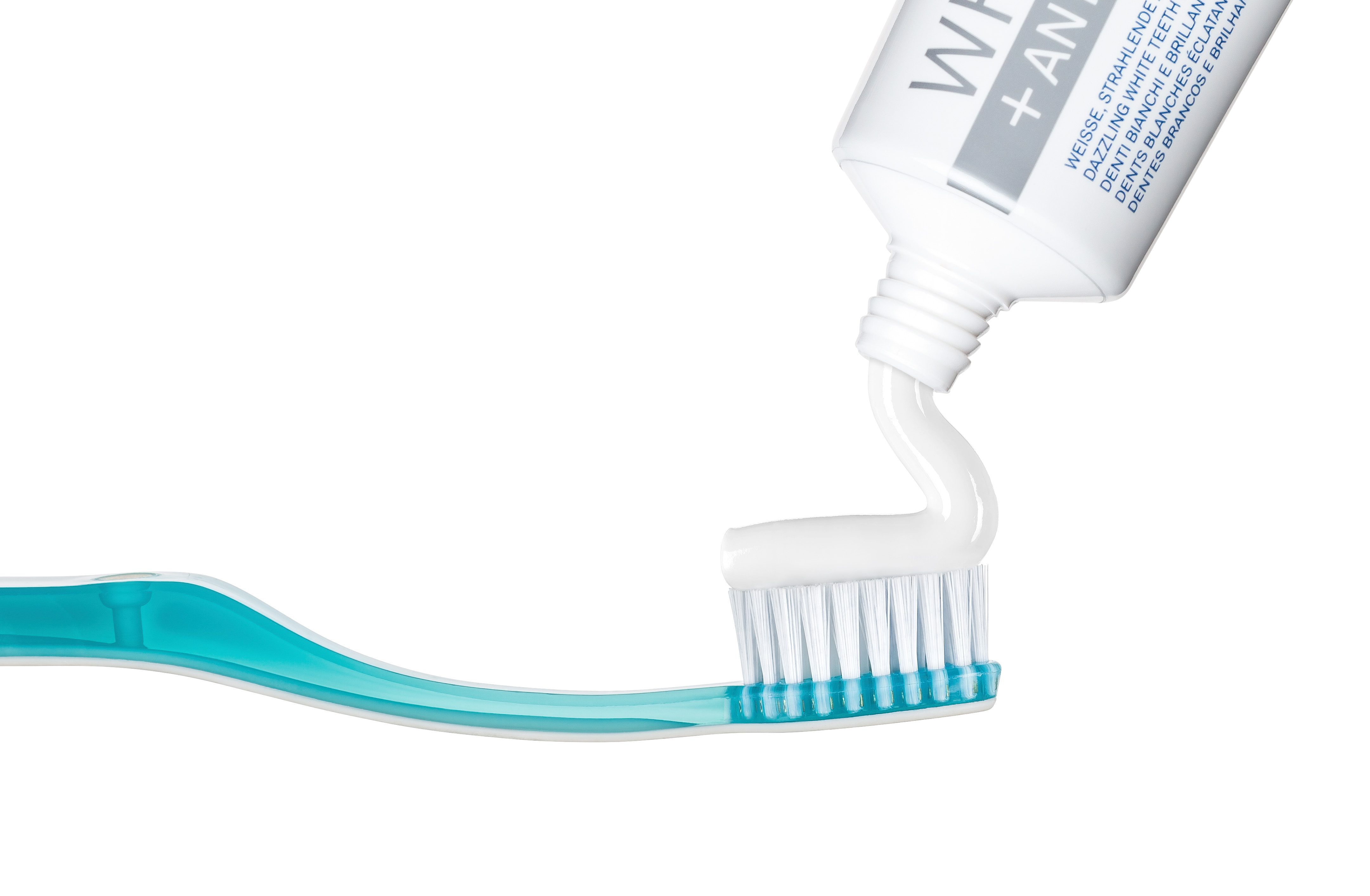 edel white whitening toothpaste on Stain Eraser toothbrush