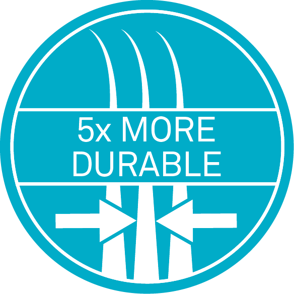 Durable bristles icon