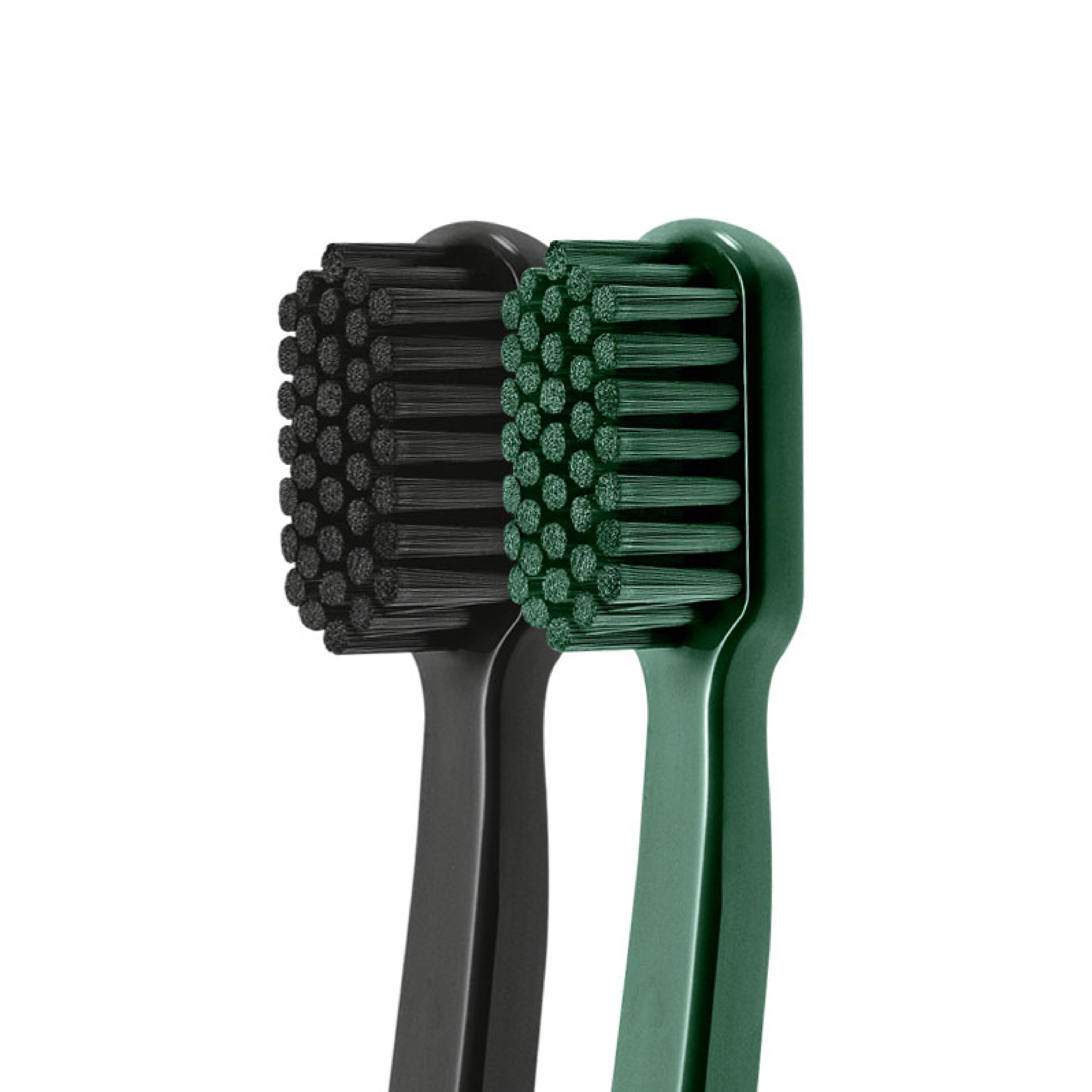 swiss smile professional toothbrushes in black and British racing green