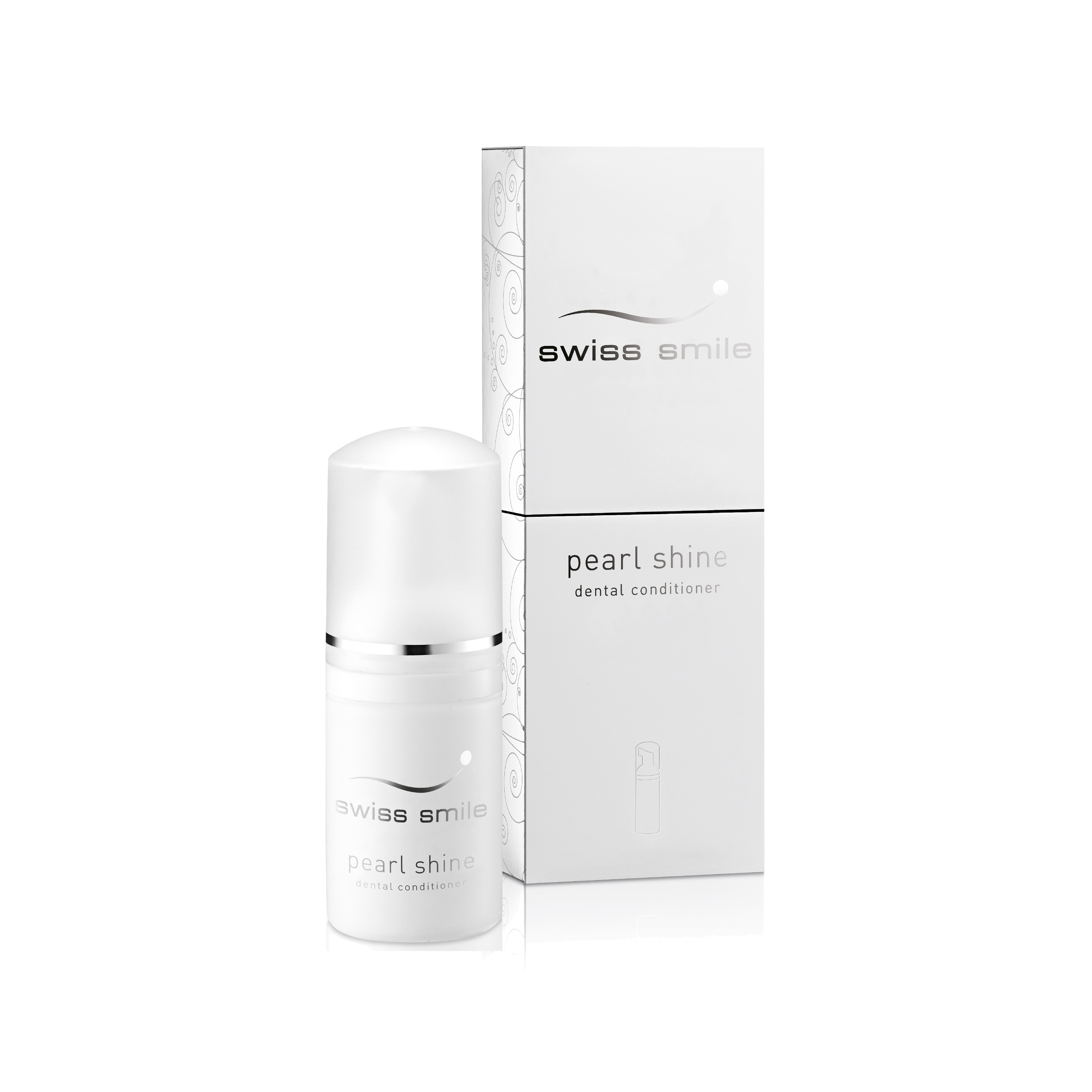 swiss smile Pearl Shine dental conditioning foam for shiny white teeth