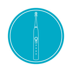 edel white hydrodynamic sonic toothbrush compatible icon