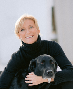Dr. Lorenza Dahm mit Hund