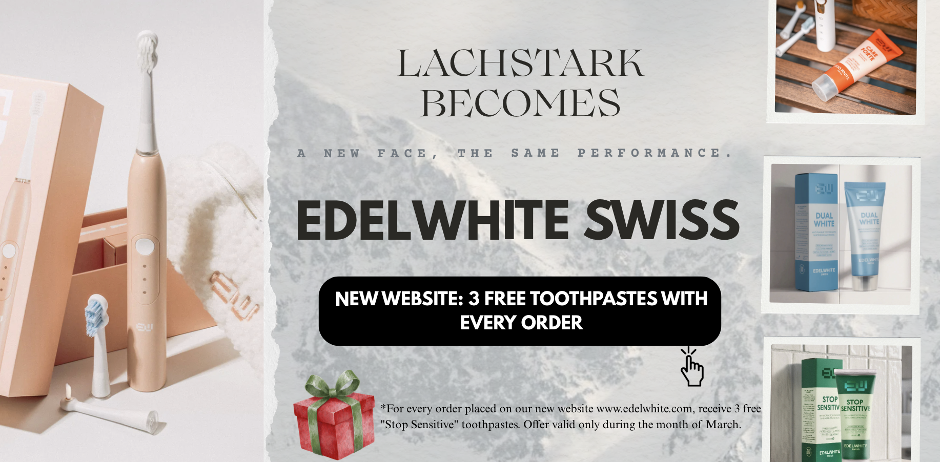 Welcome to the new website Edelwhiteswiss